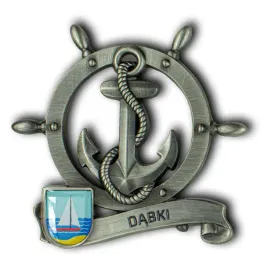 magnes-metalowy-kolo-sterowe-pamiatka-dabki-captain-mike