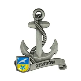 magnes-metalowy-kotwica-pamiatka-dziwnow-captain-mike