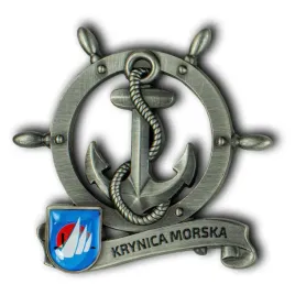 magnes-metalowy-kolo-sterowe-pamiatka-krynica-morska-captain-mike
