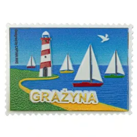 magnes-imienny-w-ksztalcie-znaczka-pocztowego-z-motywem-morskim-grazyna
