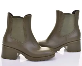 nieprzemakalne-damskie-botki-na-slupku-wsuwane-gumowe-kalosze-oliwkowe