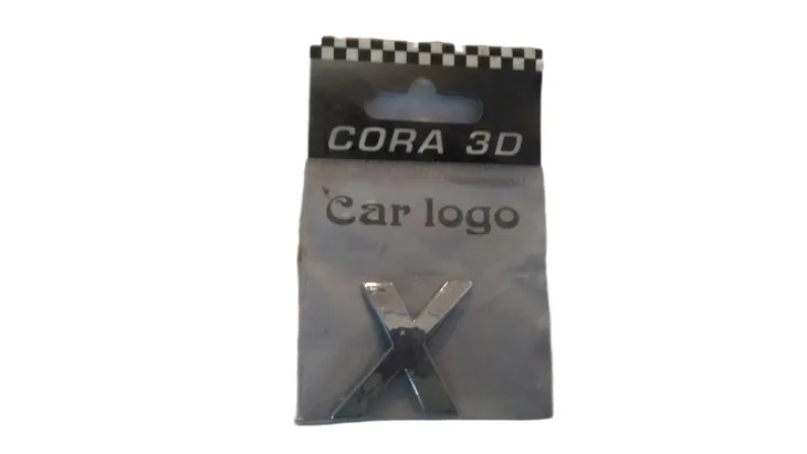 litera-cyfra-emblemat-3d-chrom-x