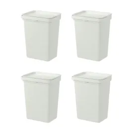 4-szt-kosz-z-pokrywka-jasnoszary-10-l-do-sortowania-odpadow-hallbar