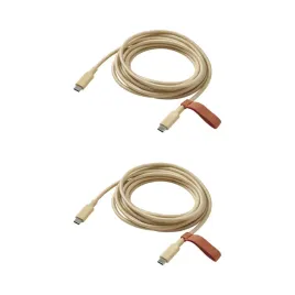2-szt-kabel-usb-c-3m-bezowo-zolty-szybkie-ladowanie-lillhult