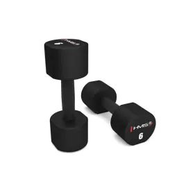 hantelki-hantle-stale-2-x-6kg-stal-poliuretan-radelkowane-hms-hpt06