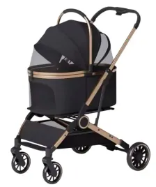 wozek-dla-psa-kota-transporter-spacerowy-skladany-do-20kg-czarno-zloty