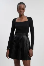 czarna-plisowana-sukienka-mini-karenmillen-m