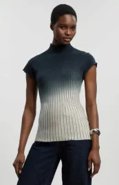 bialo-granatowa-bluzka-ombre-karen-millen-s