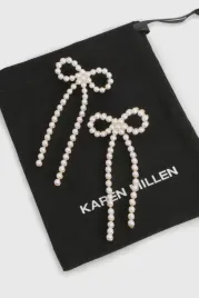 zlote-kolczyki-z-kokardka-perlowa-karen-millen-one-size