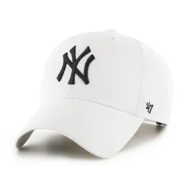 czapka-dziecieca-z-daszkiem-47-brand-new-york-yankees-basic-white-clean-up