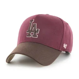 czapka-z-daszkiem-47-brand-los-angeles-dodgers-sure-shot-bordowa-brazowa