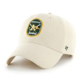 czapka-z-daszkiem-sztruksowa-47-brand-oakland-athletics-crosspatch-clean-up