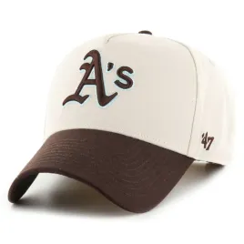 czapka-z-daszkiem-47-brand-oakland-athletics-sure-shot-kremowa-brazowa