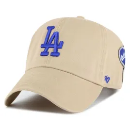 czapka-z-daszkiem-47-brand-los-angeles-dodgers-badges-clean-up-bezowa