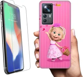 etui-na-xiaomi-12t-telefon-wzory-masza-i-niedzwiedz-szklo