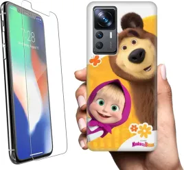 etui-na-xiaomi-12t-pro-telefon-wzory-masza-i-niedzwiedz-szklo