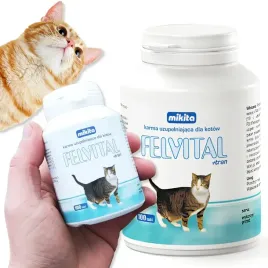 tran-dla-kota-witaminy-i-mineraly-mikita-felvital-100-tab-omega-3-kwasy