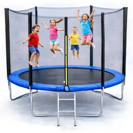trampolina-ogrodowa-183cm-6ft-dla-dzieci-z-siatka-drabinka-sport-bezpieczna