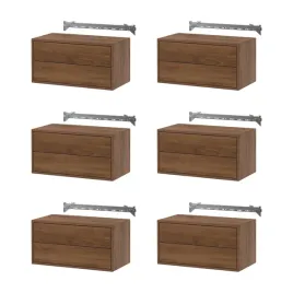 6-szt-szafka-wiszaca-z-szufladami-orzech-70x35x35-cm