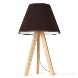 lampka-nocna-stolowa-solidna-trojnog-drewniany-z-abazurem-braz-do-sypialni