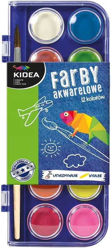 farby-akwarelowe-kidea-12-kolorow-fa12kka
