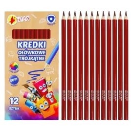 kredki-olowkowe-trojkatne-shan-czerwone-ciemne-12-sztuk