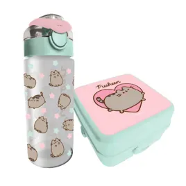 sniadaniowka-kwadratowa-i-bidon-500-ml-pusheen-mint-majewski