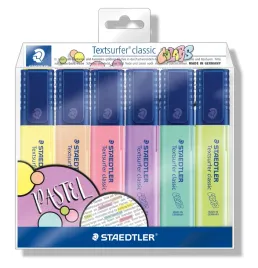 zakreslacz-textsurfer-classic-pastel-6-kolorow-staedtler