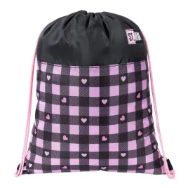worek-na-obuwie-pink-checkered-rozowa-krata-st-righ-majewski