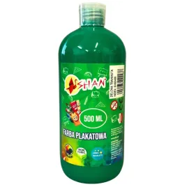 farba-plakatowa-zielona-trawiasta-500-ml-shan