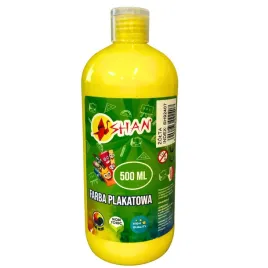 farba-plakatowa-zolta-500-ml-shan