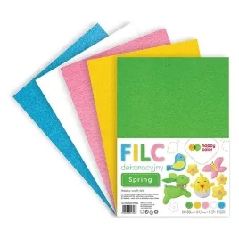 filc-do-dekoracji-20x30cm-5ark-spring-happy-color
