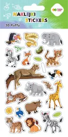 naklejki-puffy-wildlife-happy-color