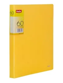 teczka-a4-z-60-koszulkami-clear-book-prazki-patio-zolty