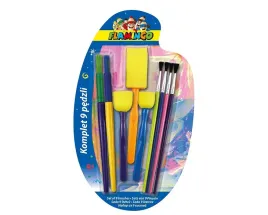 zestaw-pedzli-z-plastikowymi-uchwytami-mix-9-sztuk-flamingo