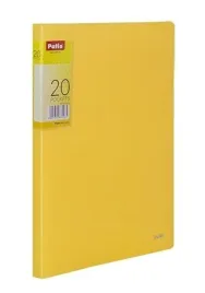 teczka-a4-z-20-koszulkami-clear-book-zolty