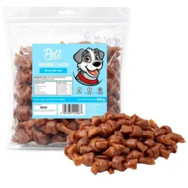 przysmak-dla-psa-peti-miekkie-kokardki-z-kaczki-500g-smaczki-treserki