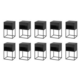 10-szt-stolik-nocny-vikhammer-czarny-minimalistyczny-40x39-cm