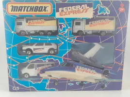 g5-matchbox-gift-set-federal-express-fedex-golf-volvo-transit-boxed