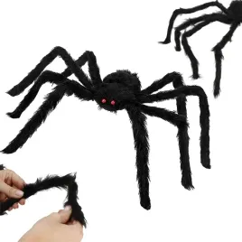 pajak-na-halloween-dekoracja-czarny-wlochaty-duzy-gigant-tarantula-straszny