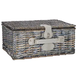 kosz-piknikowy-springos-szary-wiklina-dla-4-osob-z-wyposazeniem-42x27x20-cm