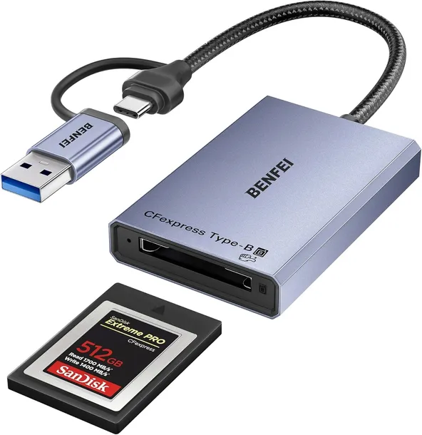 CZYTNIK KART CFEXPRESS TYPE B USB-C USB-A 10 GB/S 4K HDMI