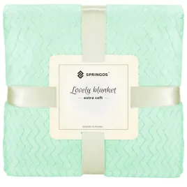 koc-springos-poliester-200-cm-x-160-cm-zielony