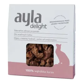 ayla-delight-watrobki-kurze-28g-liofilizowany-przysmak-dla-kota-100percent-miesa