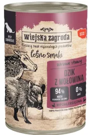 wiejska-zagroda-karma-mokra-dla-psa-lesne-smaki-dzik-z-wolowina-400g