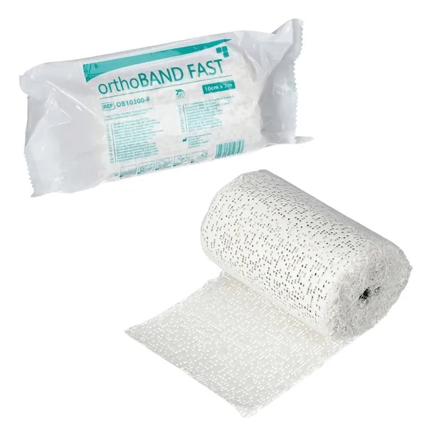 OPASKA GIPSOWA bandaż gips OrhtoBAND FAST 10cm x 3m Zarys