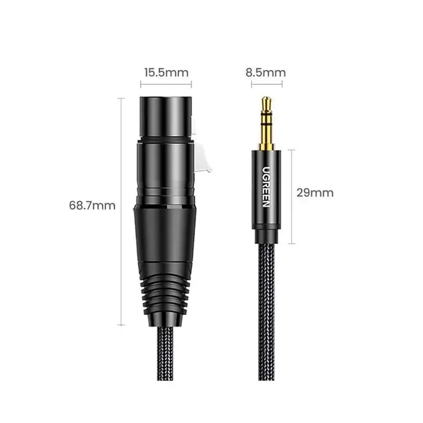 kabel-xlr-jack-35-mm-ugreen-av182-2-m-dlugosc-kabla-2-m