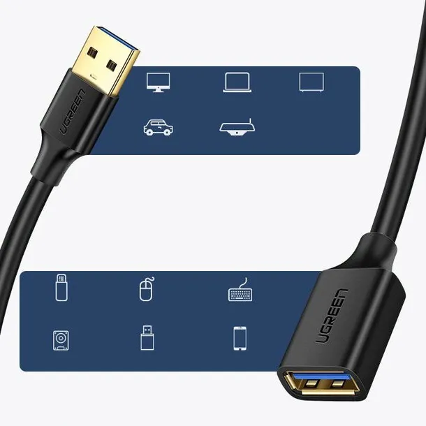 przedluzacz-usb-ugreen-10368-czarny-marka-ugreen