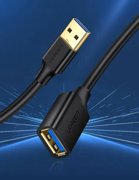 przedluzacz-usb-ugreen-10368-czarny-dlugosc-kabla-1-m
