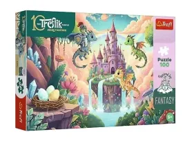 puzzle-100-elementow-rycerz-treflik-i-smoki-trefl